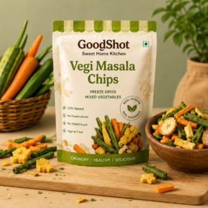 Vegi Masala Chips – Premium Freeze Dried Mixed Vegetables